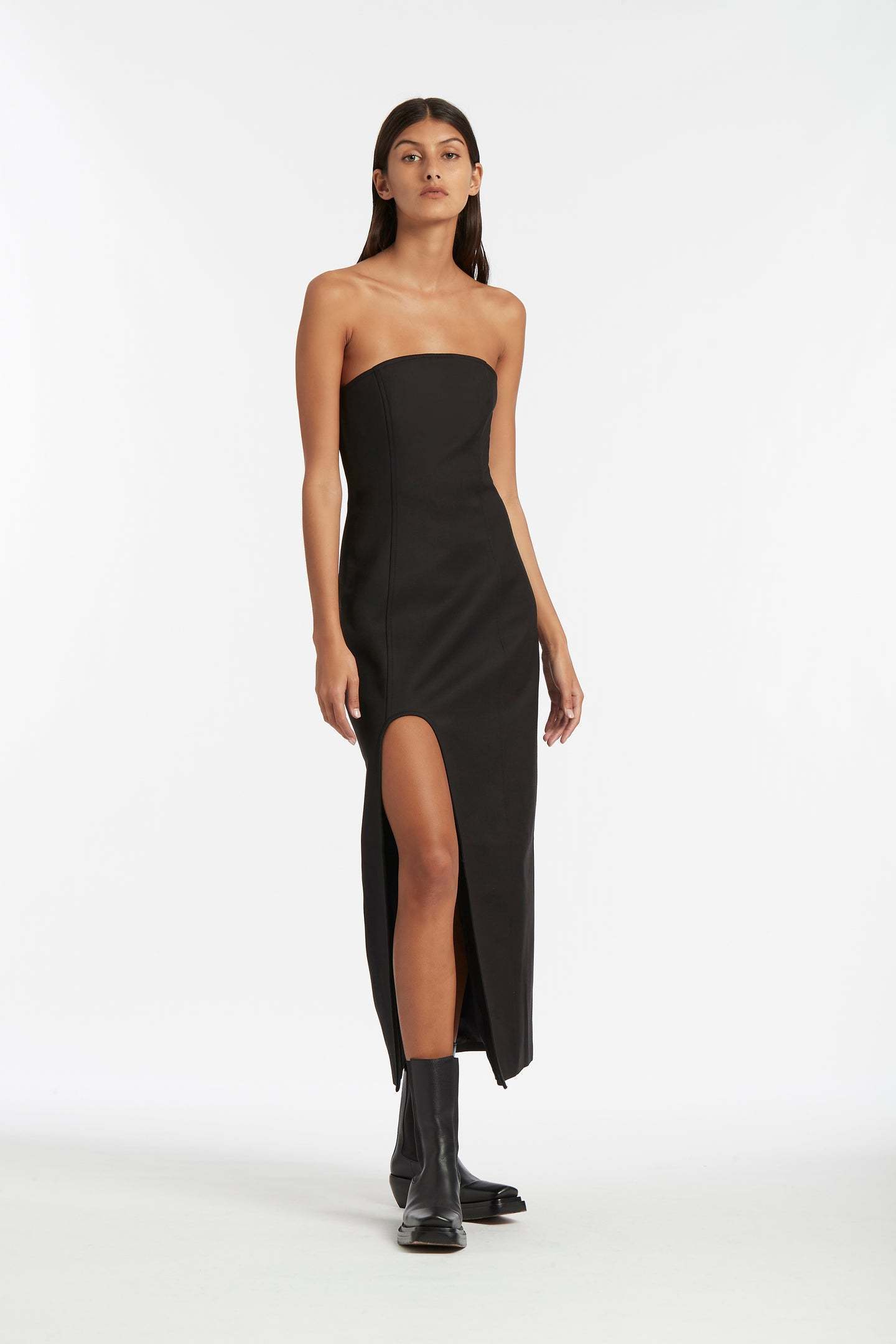 Affordable Sir The Label Marco Structured Midi Dress