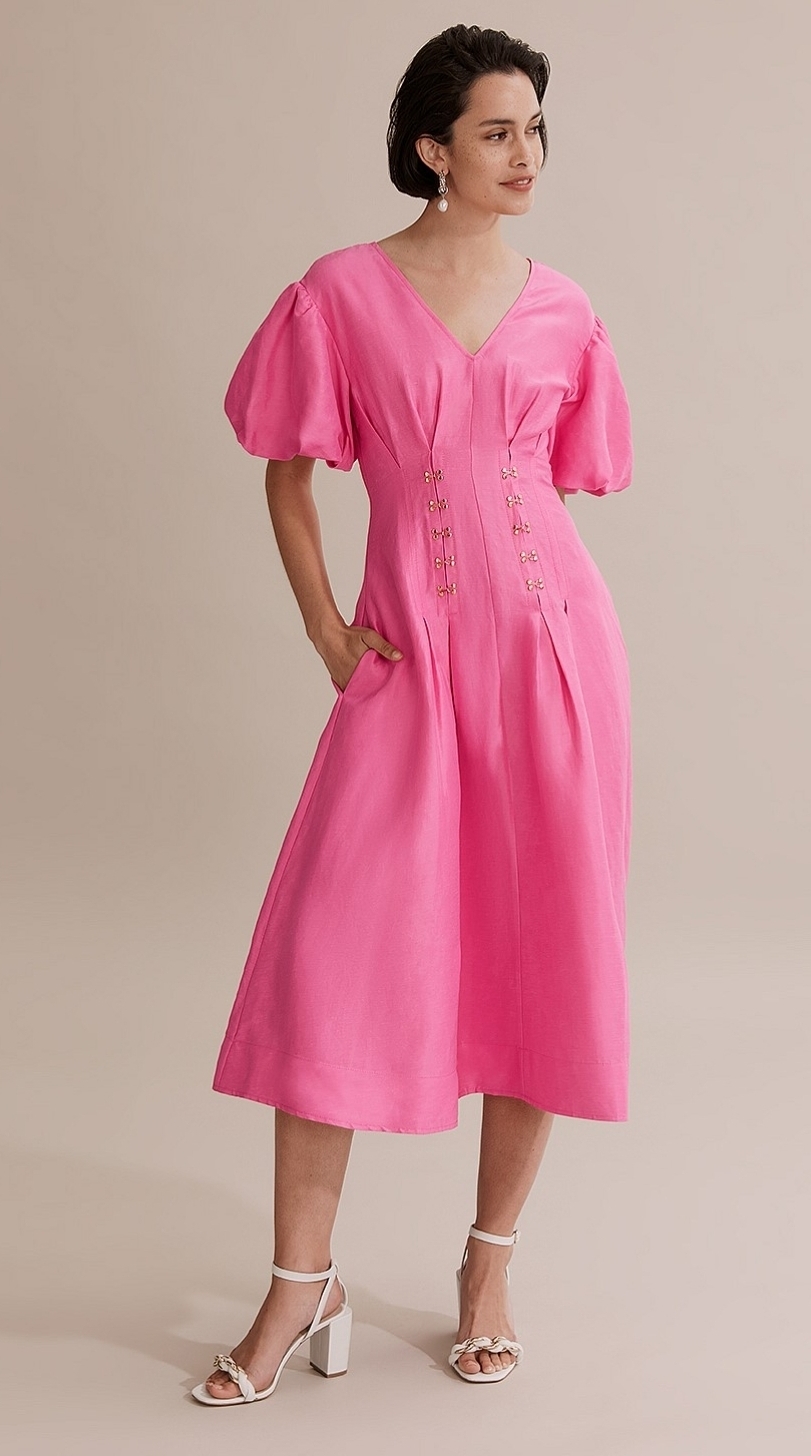 Cheap designer Country Road Cinched Midi Dress