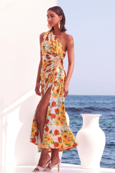 Hire a Sonya Moda Nour Yarden Floral Maxi Dress