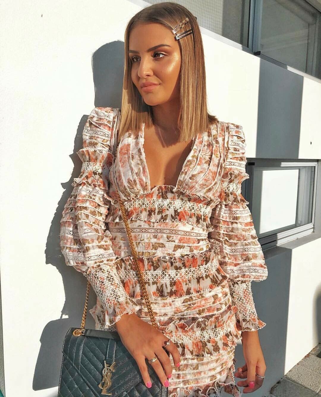 Cheap designer Zimmermann Radiate Smocked Mini Dress