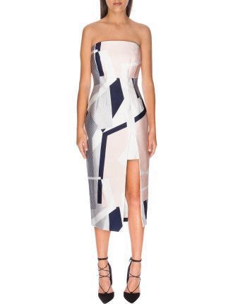 Designer rental Keepsake The Label High Rise Strapless Dress