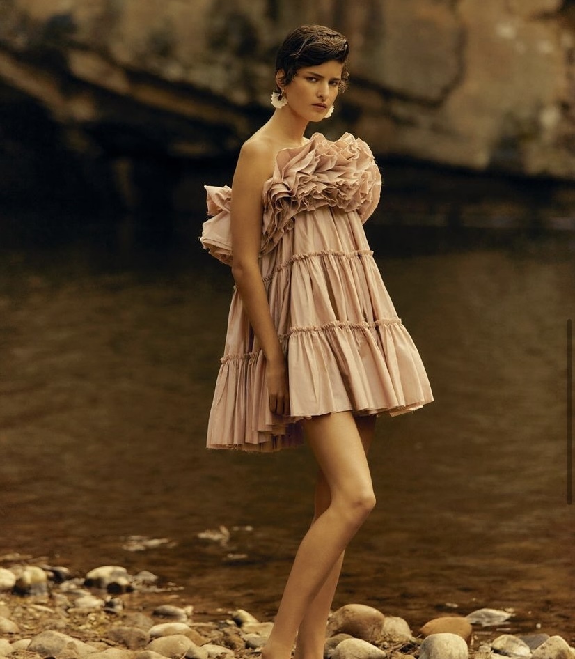 Cheap designer Aje Allure Tiered Mini Dress