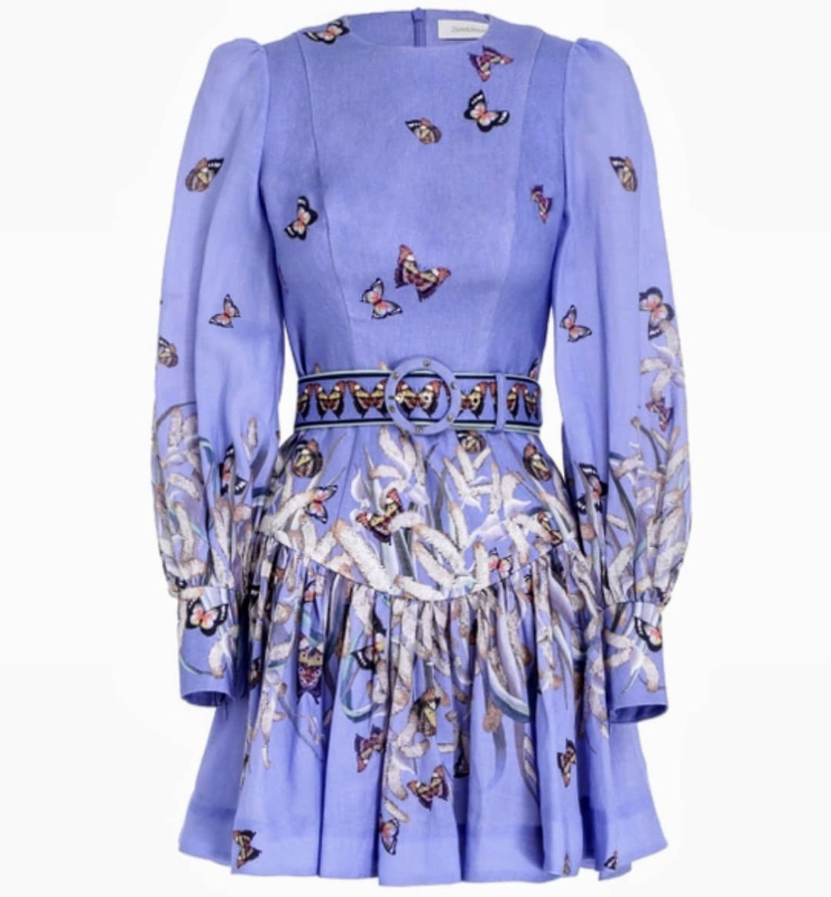 Rental Zimmermann Botanica Belted Mini Dress
