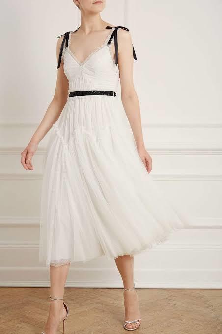 Needle & Thread White to loan