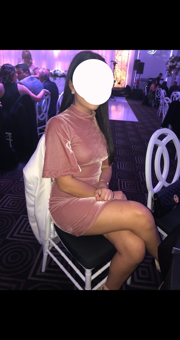 Borrow a Keepsake The Label Pink Velvet Eventually Mini Dress