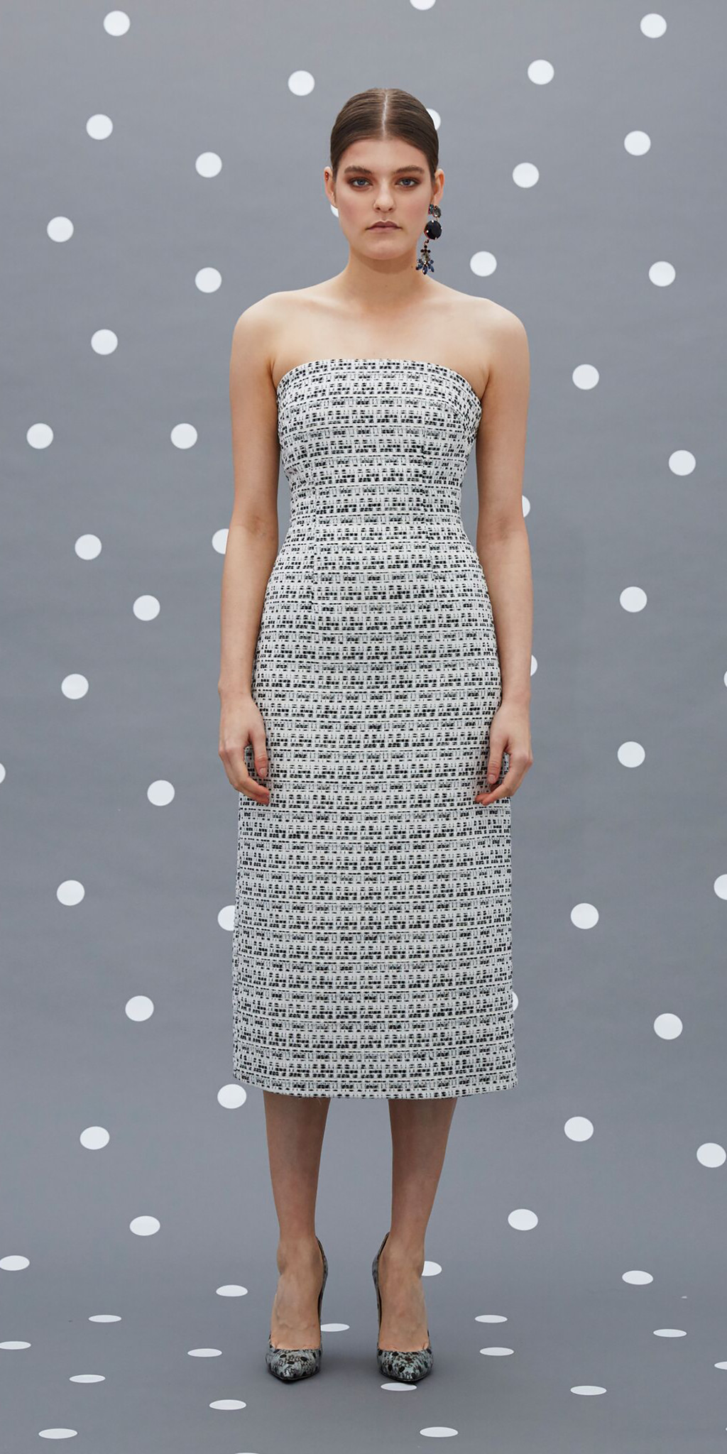 Loan a By Johnny Tweed Structured Strapless Dress