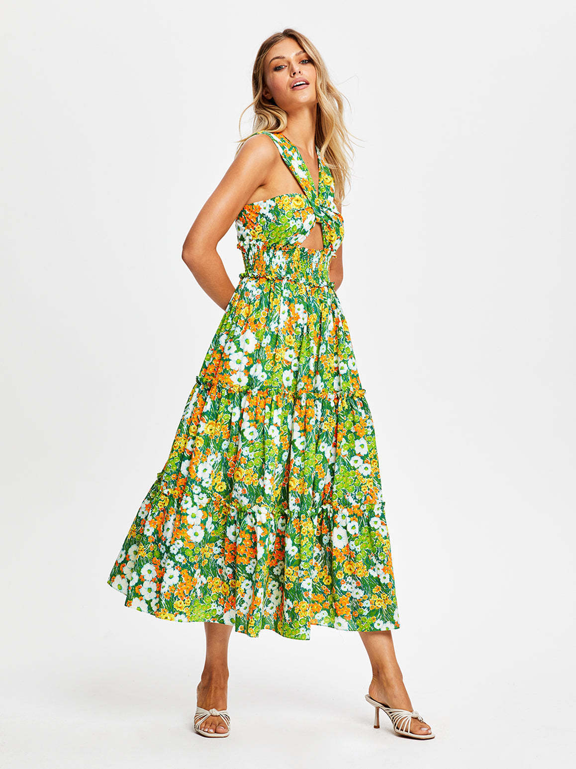 Cheap designer Alice Mccall California Sun Midi Dress