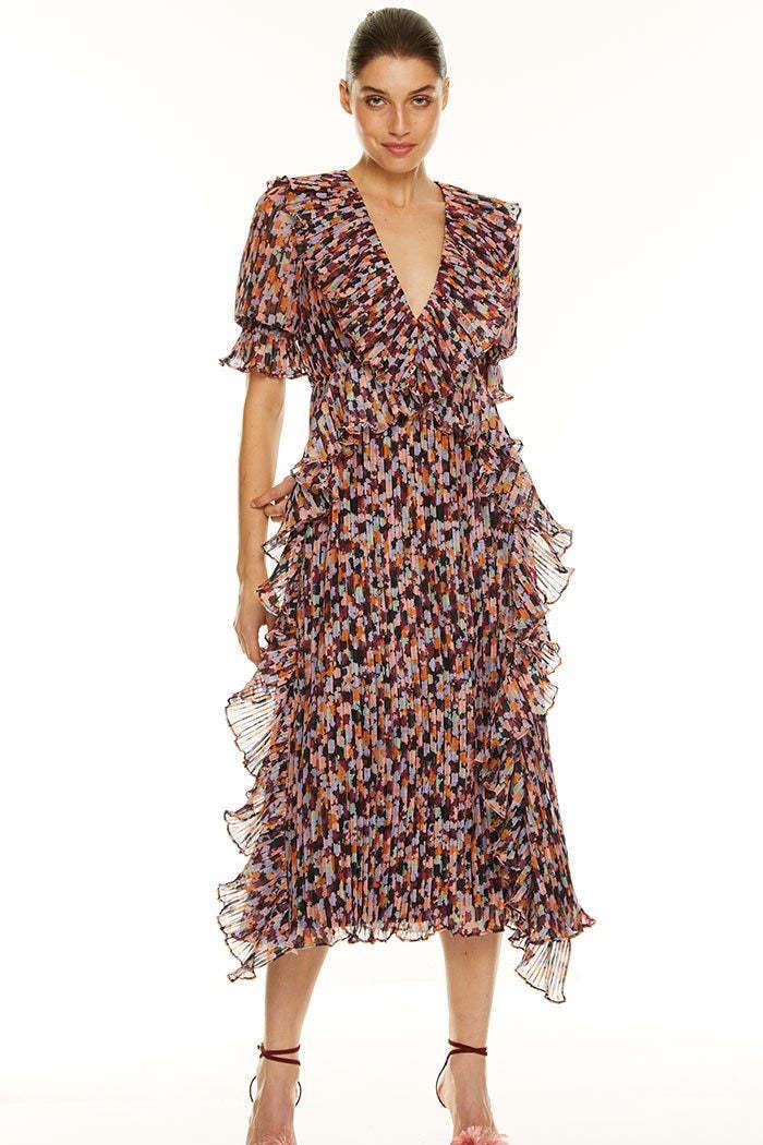 Rental Tahlulah Sweet Sugar Midi Dress Multi