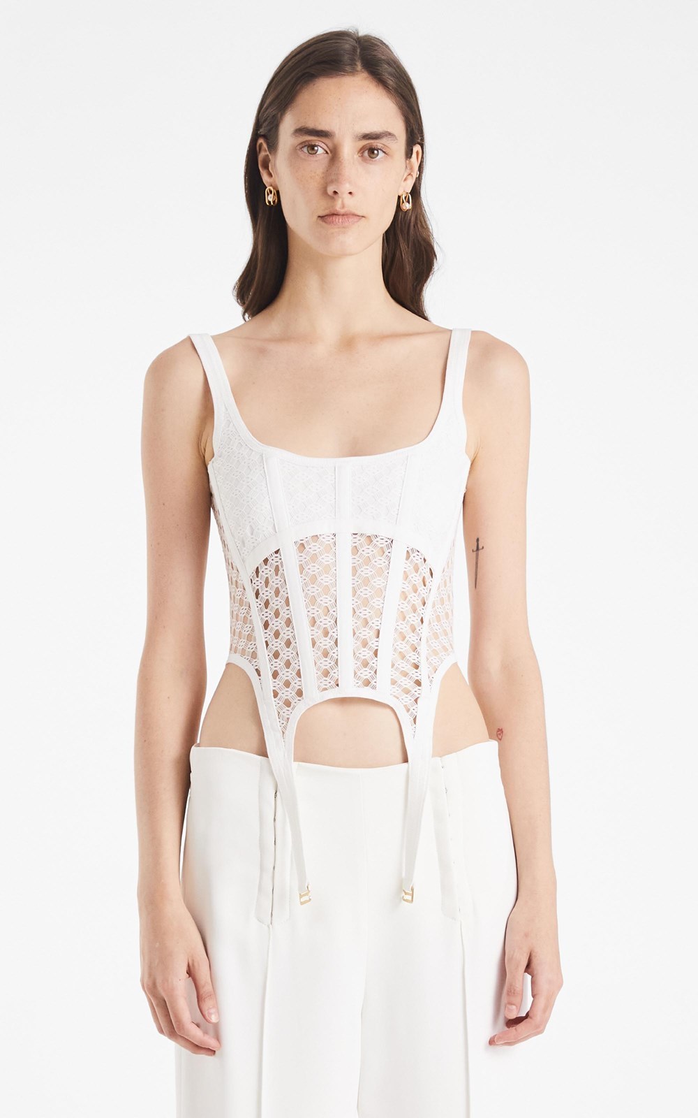 Hire a Dion Lee Crochet Lace Corset