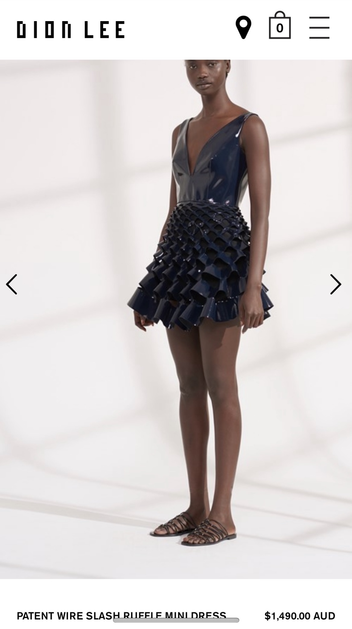 Formal rental Navy Dion Lee