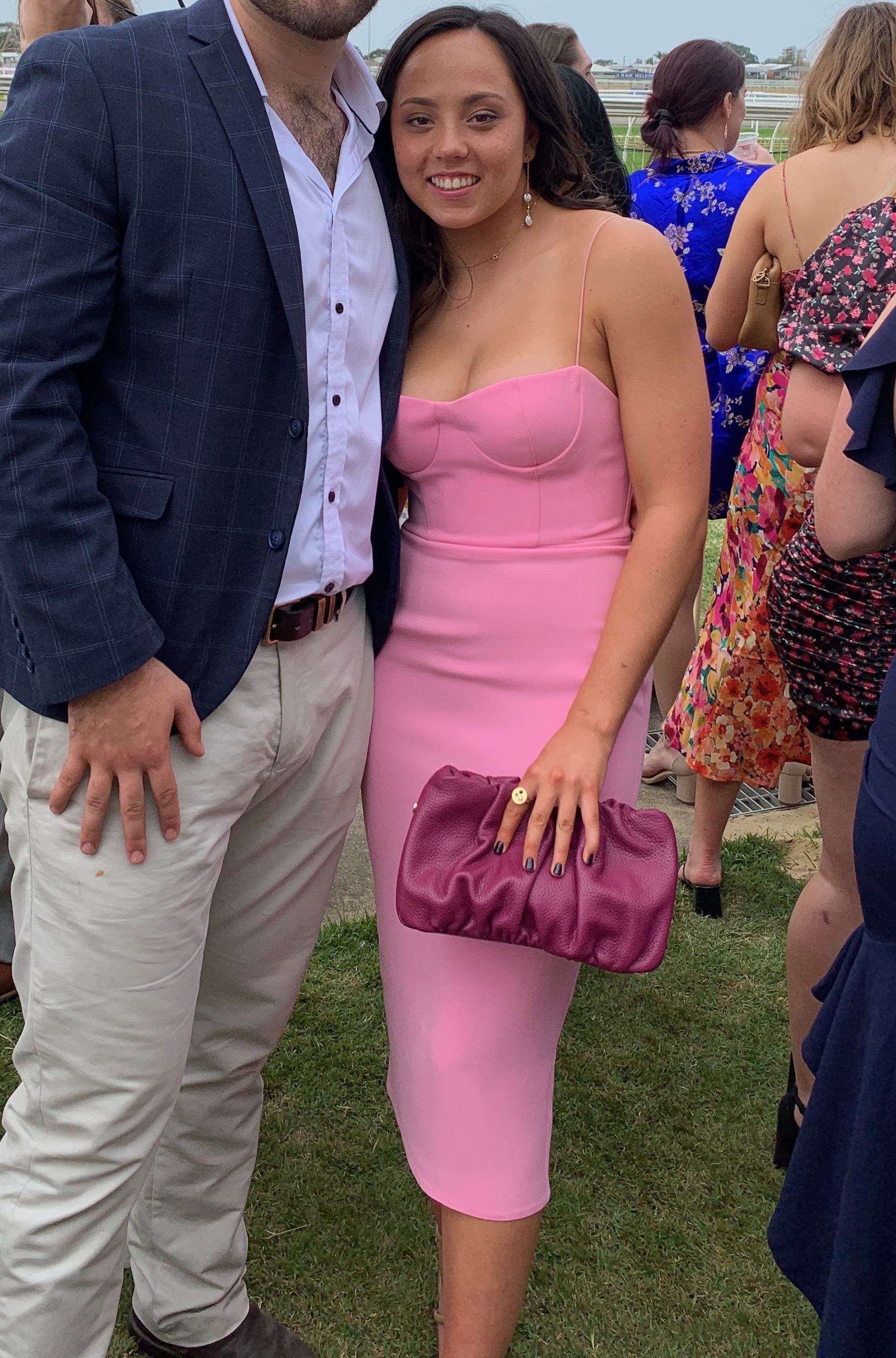 Rental Alex Perry Pink Bustier Dress