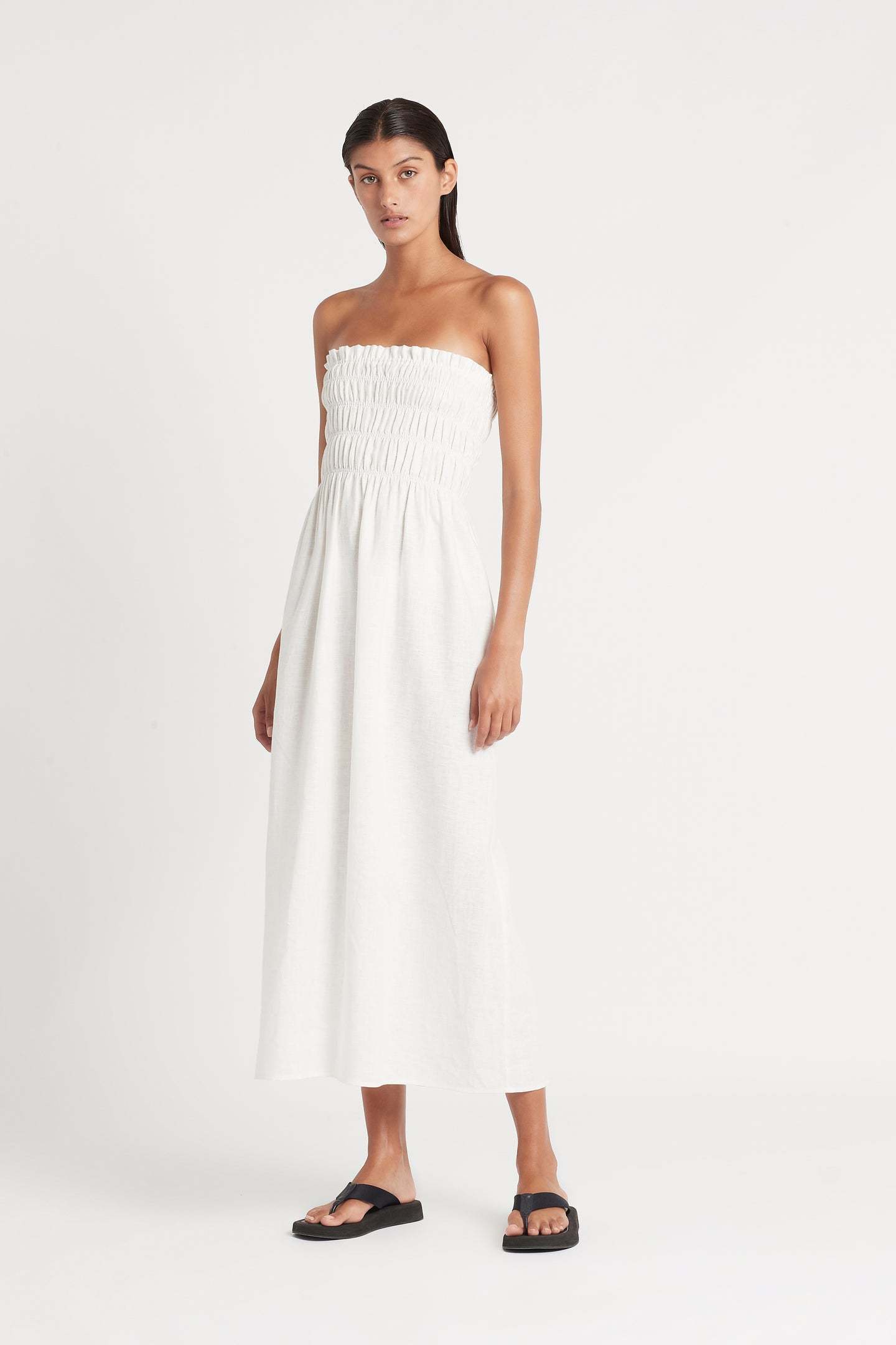 Loan a Sir The Label Alena Strapless Midi Dress