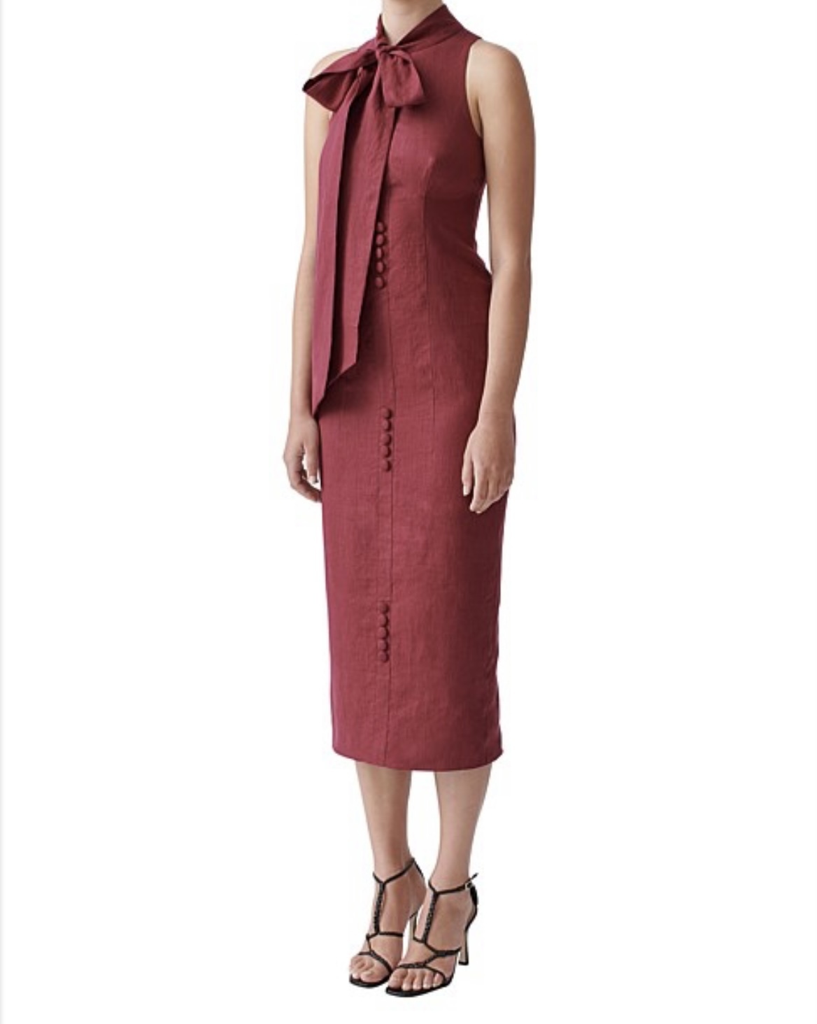 Rent a Joslin Cici Linen Midi Dress