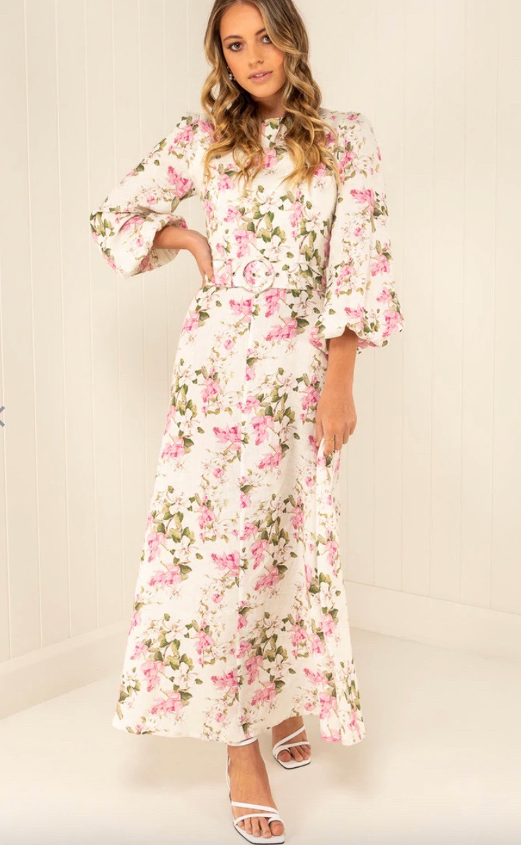 Designer rental Palm Noosa Melrose Dress Ode To Pink