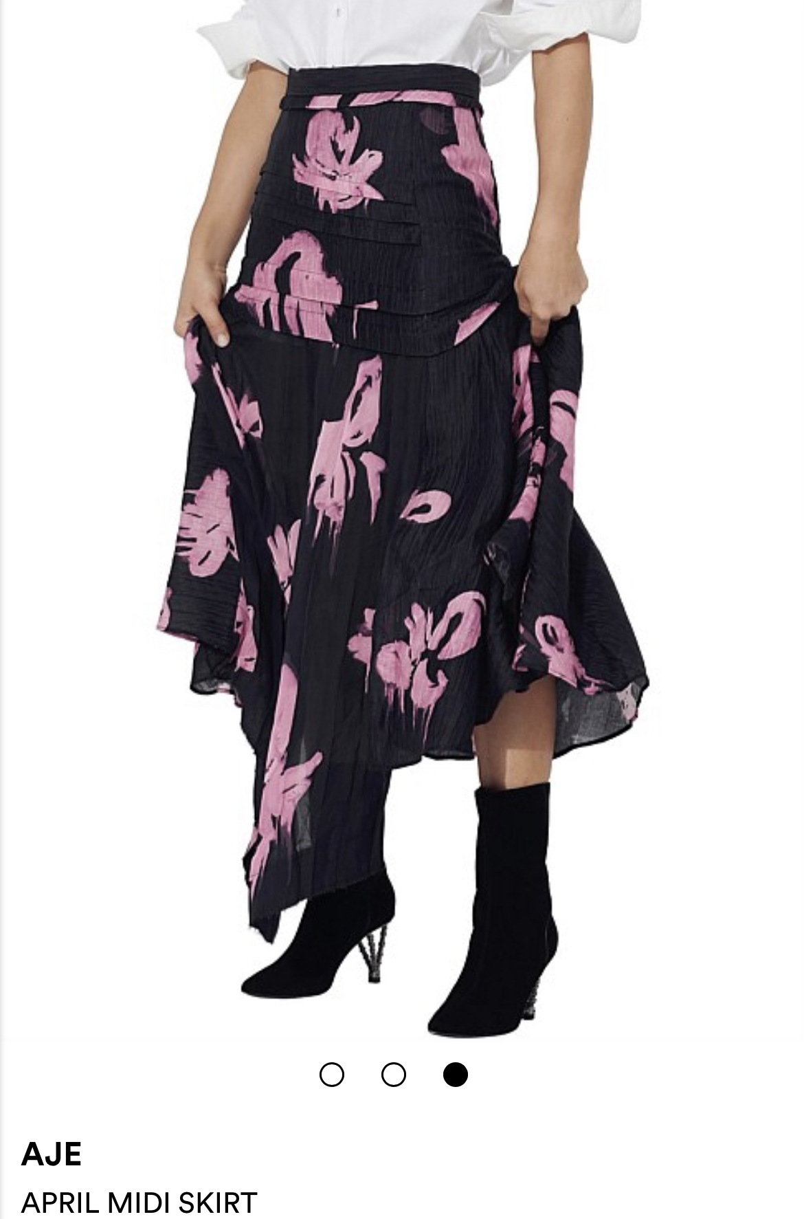 Borrow a Aje April Midi Skirt