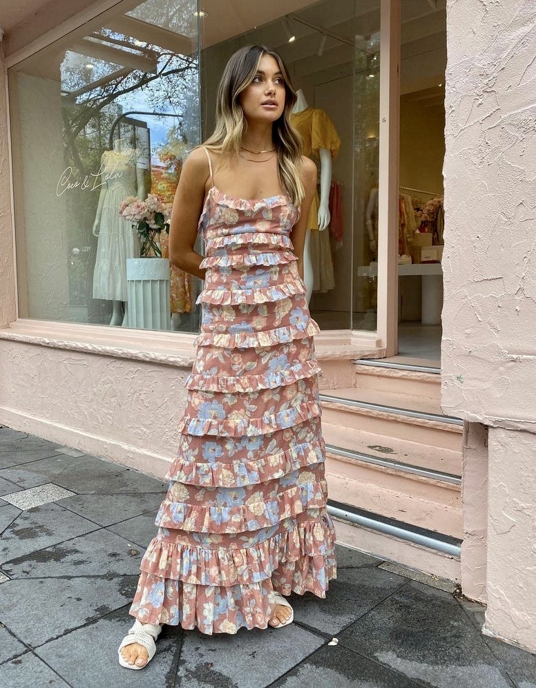 Rental Hansen & Gretel Ophelia Dress Botanical