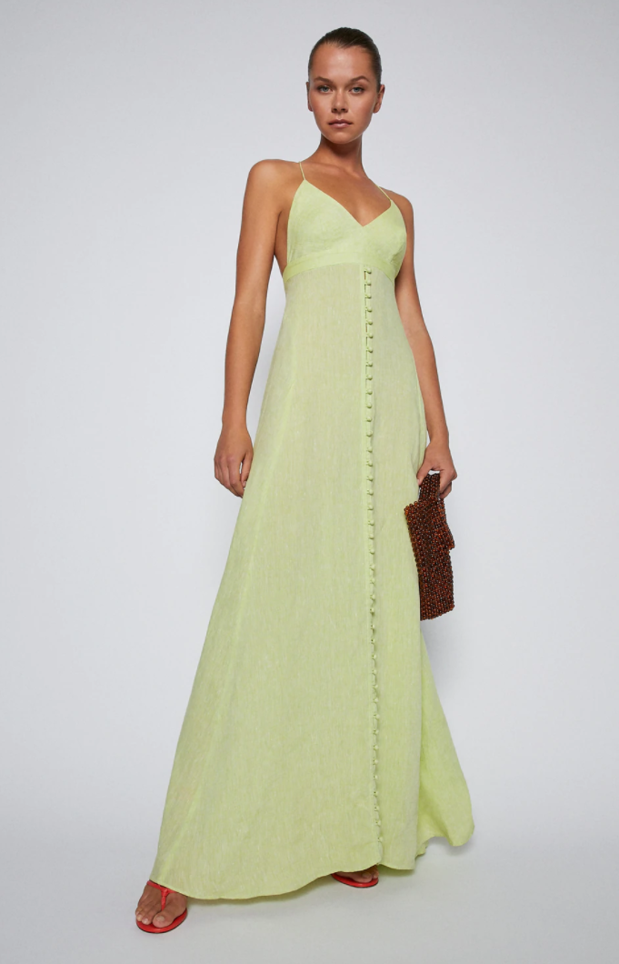 Rent a Scanlan Theodore Italian Linen Shoestring Dress