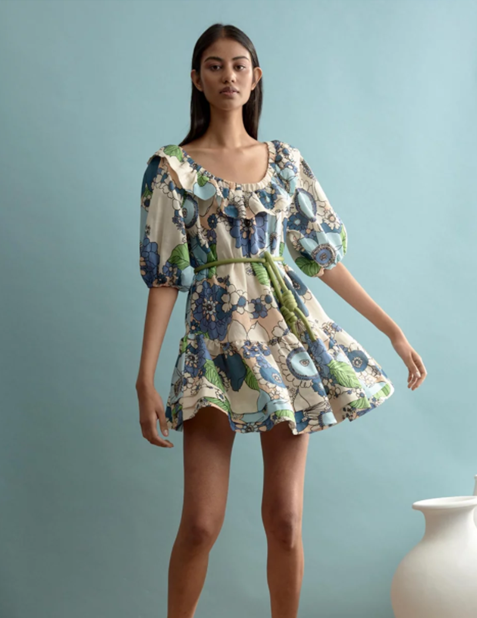 Affordable Alemais Farrah Ruffle Mini Dress 10,12,14