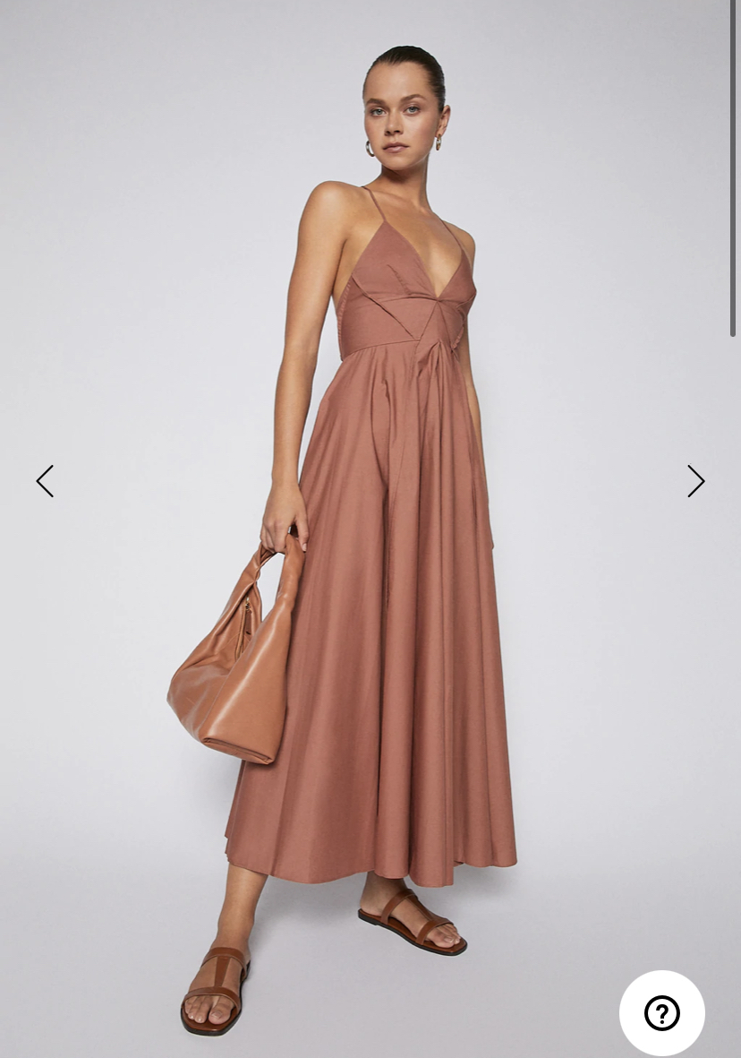 Hire a Scanlan Theodore Parachute Cotton Strappy Dress