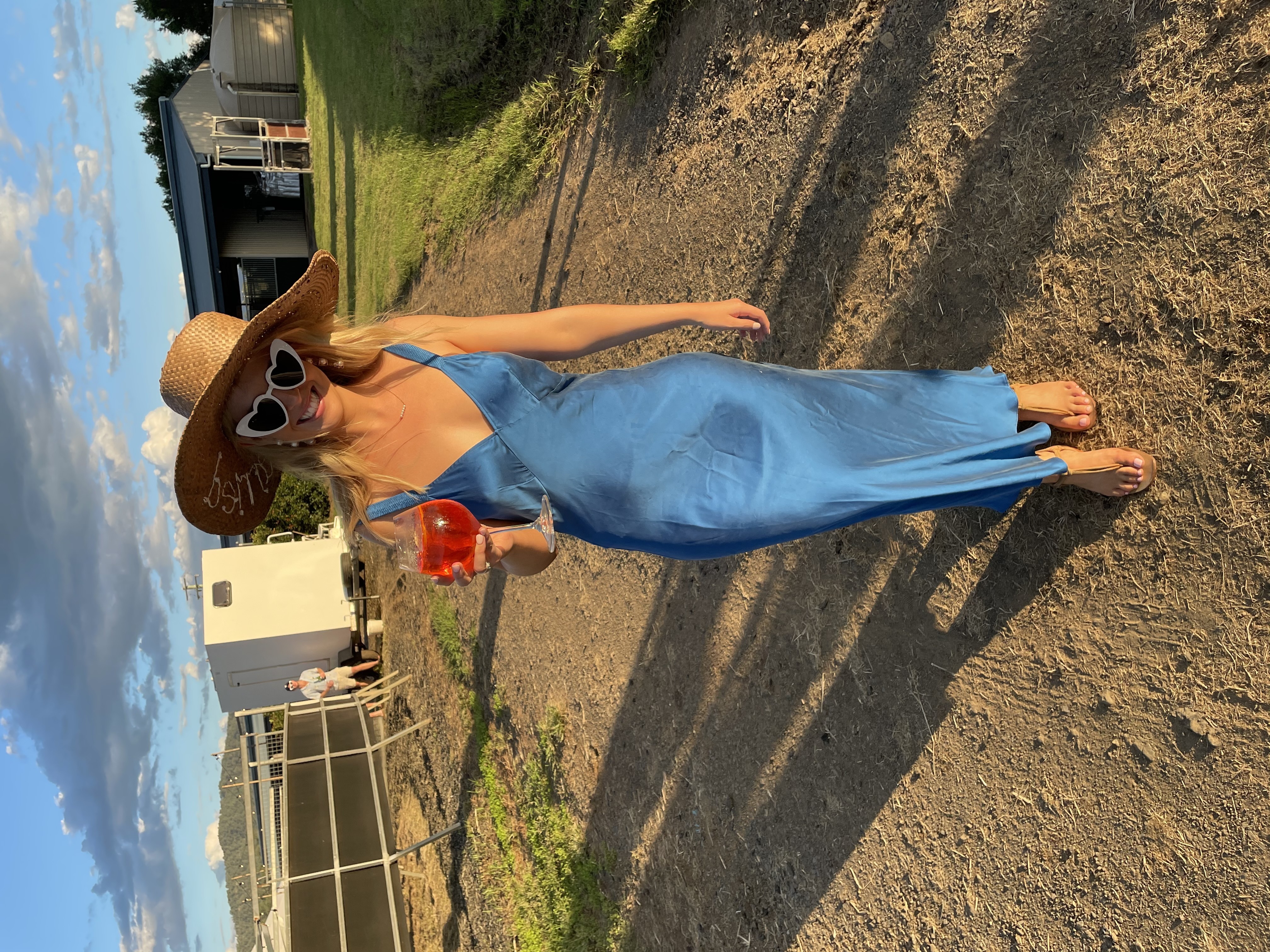 For rent a Silk Laundry Silk Laundry | Deco Ruched Dress | Colbalt Blue