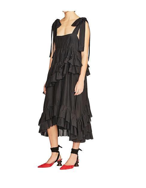 Hire a Lee Matthews Eva Silk Cotton Dress