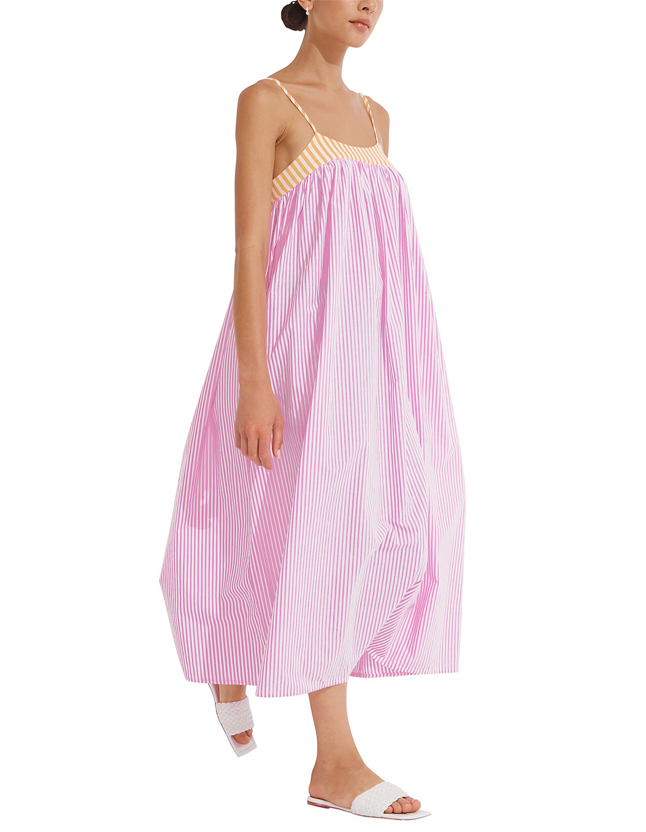 Loan a Steele Chesca Dress Island Stripe Size S