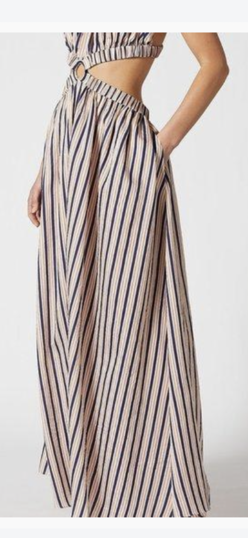 Cheap designer Scanlan Theodore Striped Ring Dress