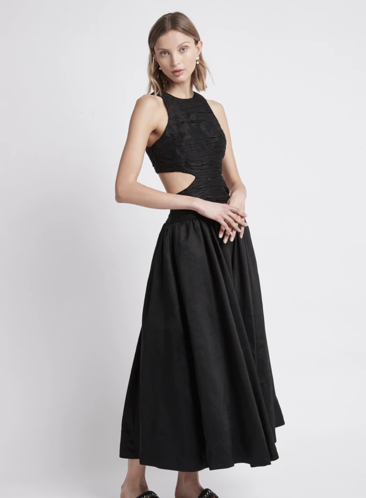 Rent a Aje Introspect Cut Out Midi Dress