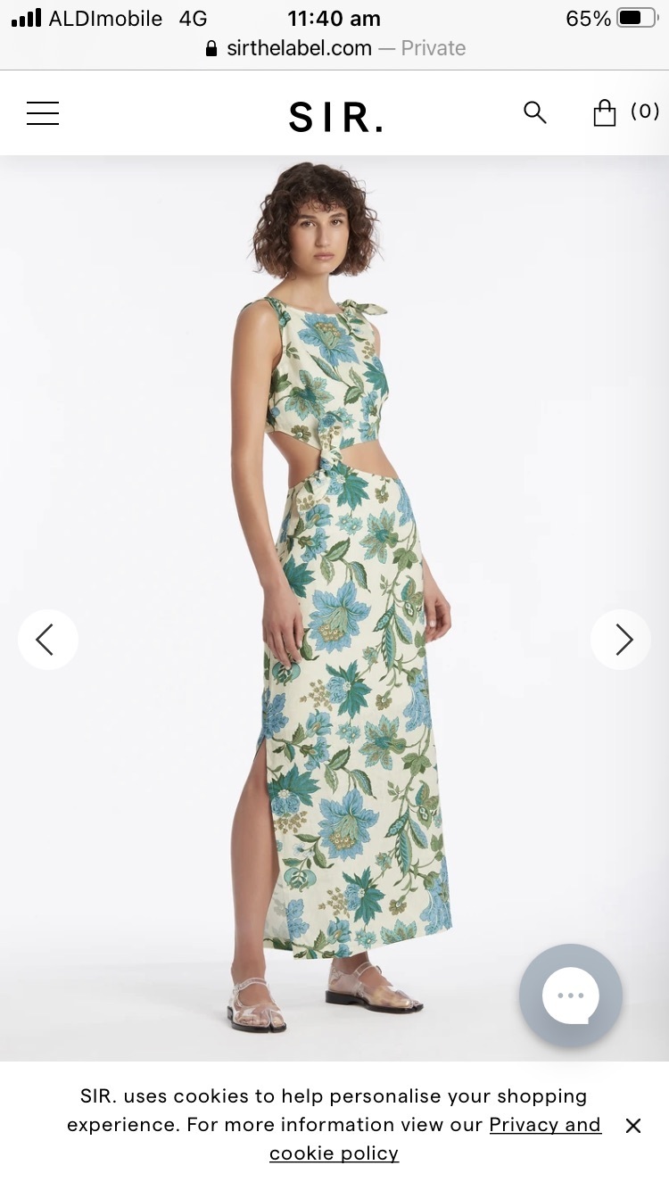 Loan a Sir The Label Alexandre Knot Dress