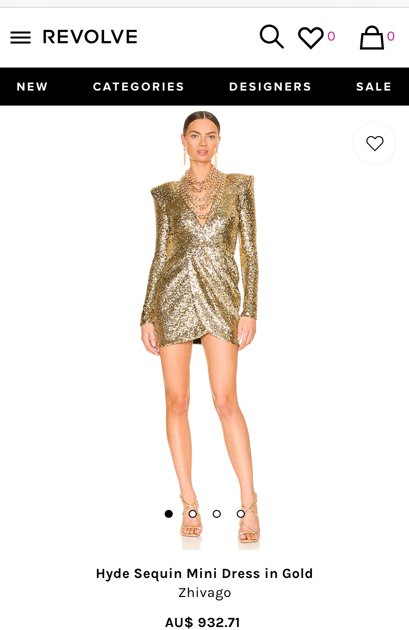 Designer rental Gold Zhivago