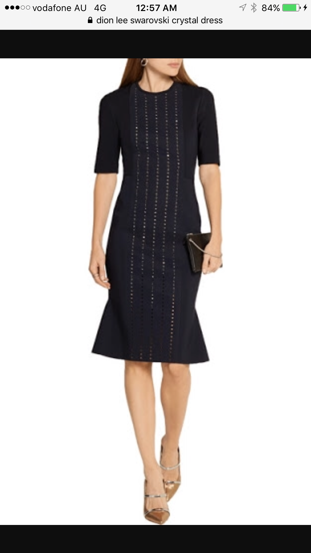 Cheap designer Dion Lee Swarowski Christal Dress