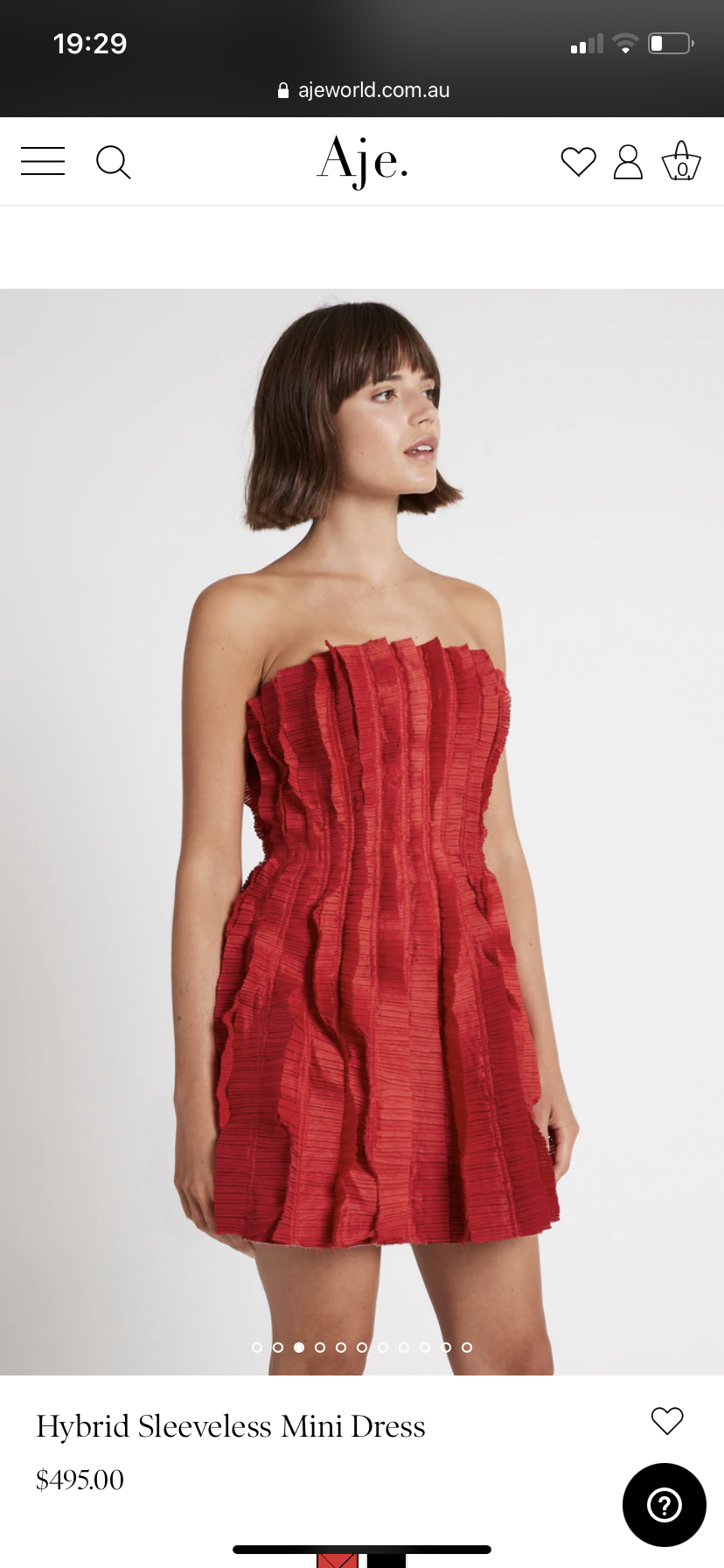 Designer rental Red Aje