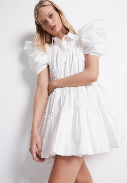 Affordable Aje Swift Butterfly Sleeve Smock Dress