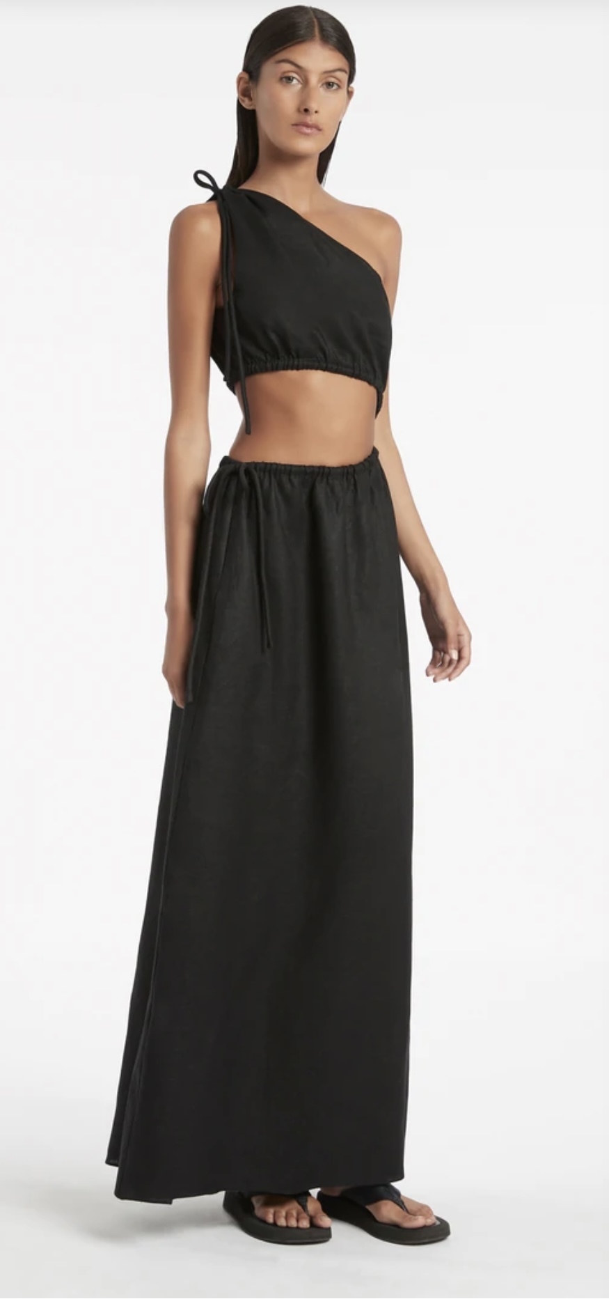 Cheap designer Sir The Label Blanche Asymmetrical Gown