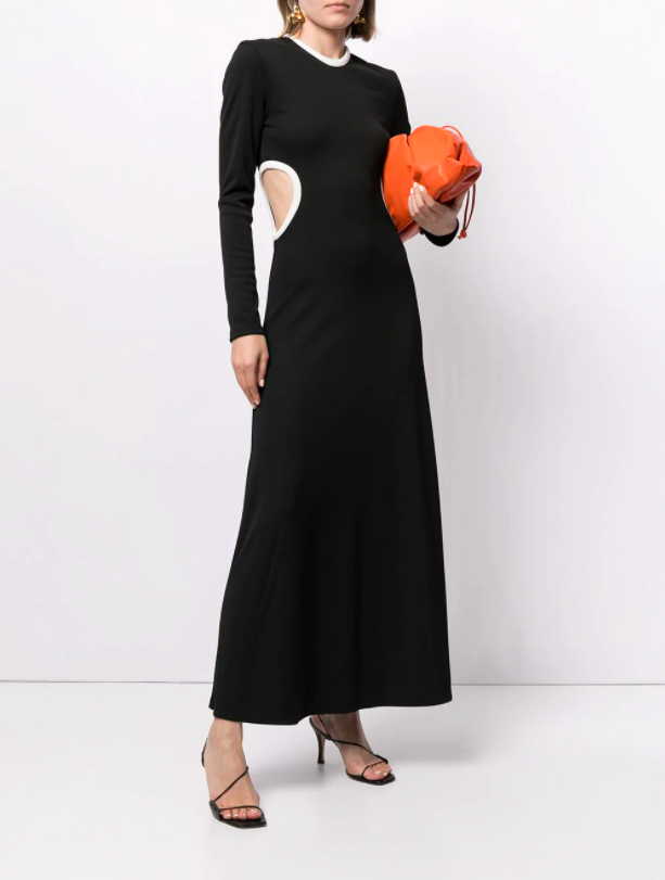 Loan a Christopher Esber Fran Negative Space Long Sleeve Dress