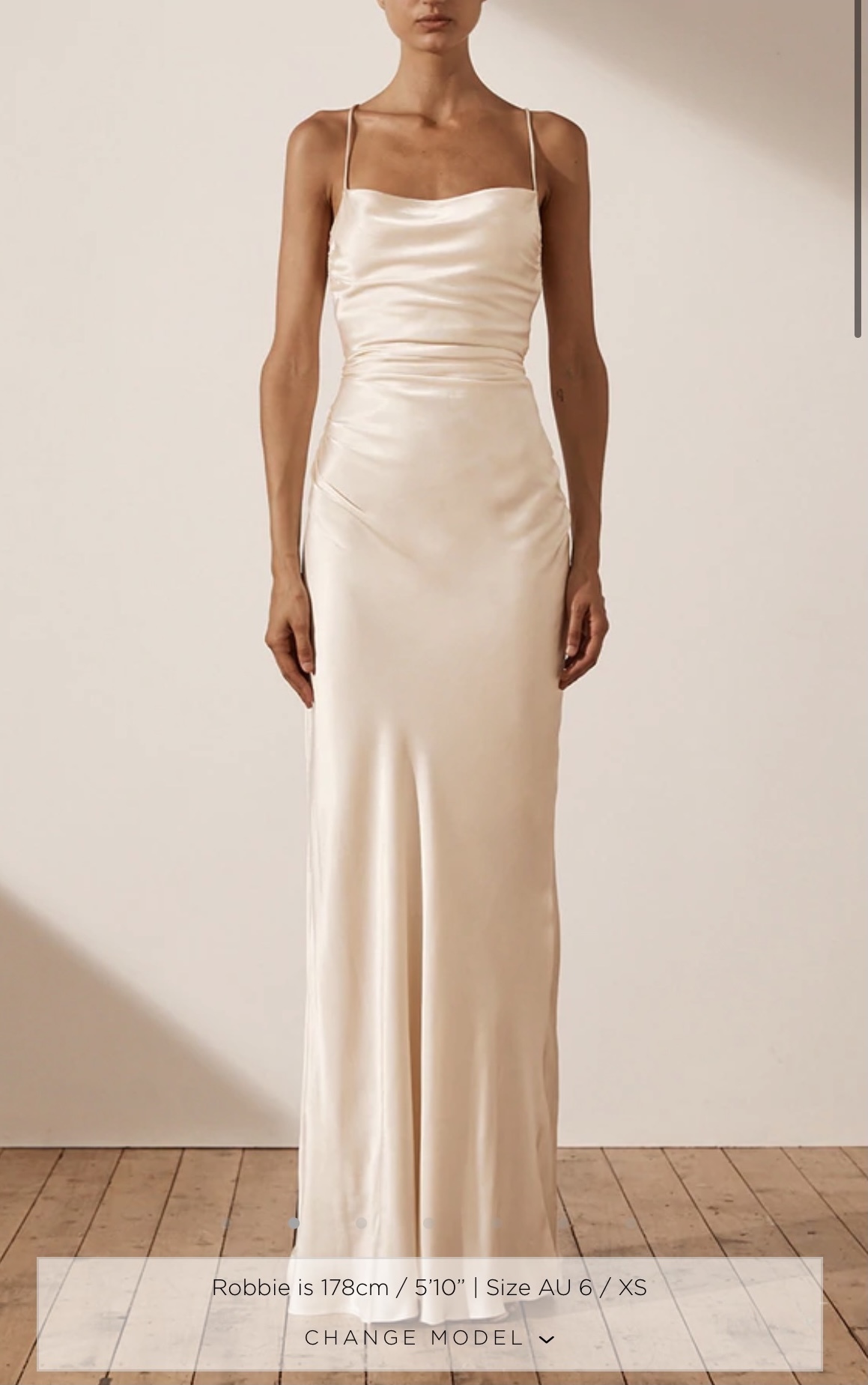 Affordable Shona Joy La Lune Lace Back Maxi