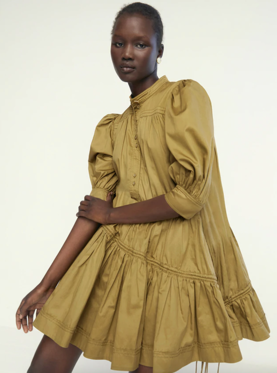Rent a Aje Frequency Drawstring Smock Dress