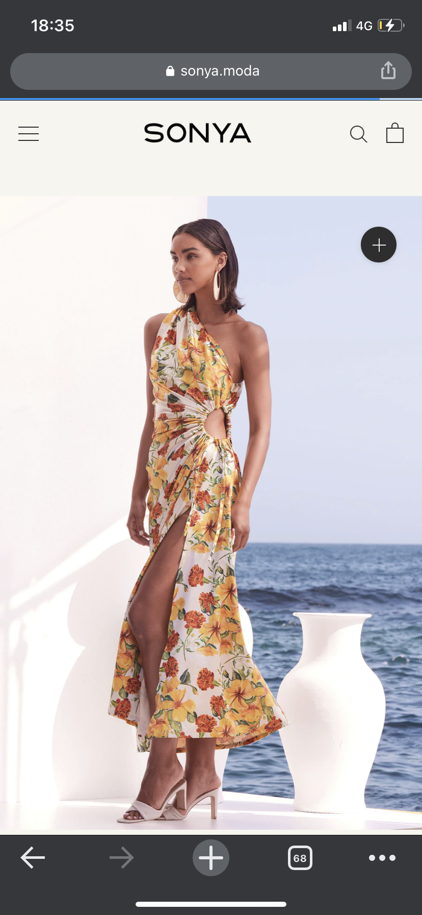 Designer rental Yellow Sonya Moda