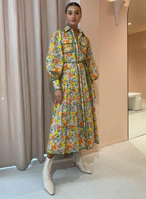 Rental Alemais Cabana Midi Shirtdress