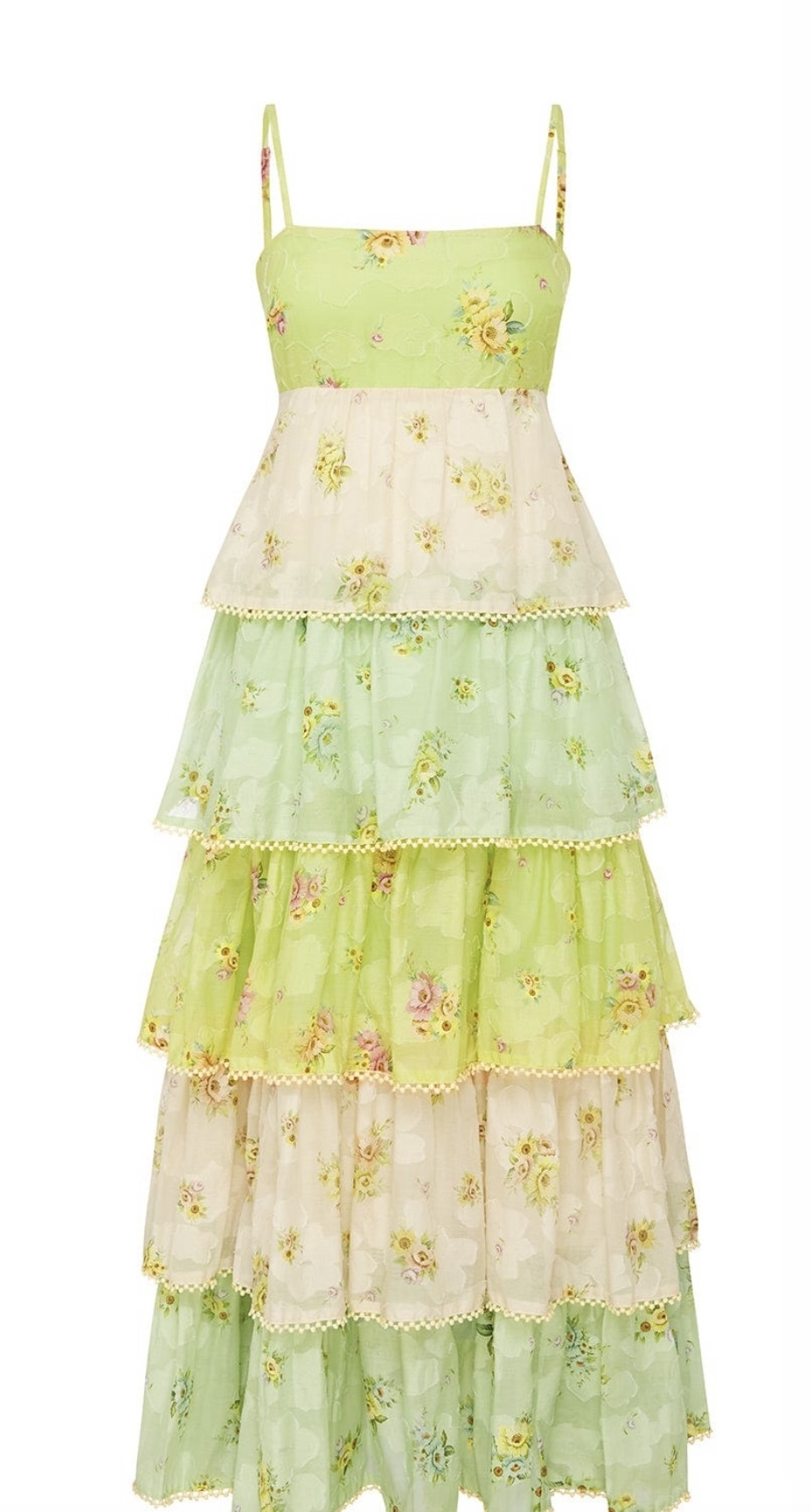 Hire a Alemais Clementine Tiered Midi Dress