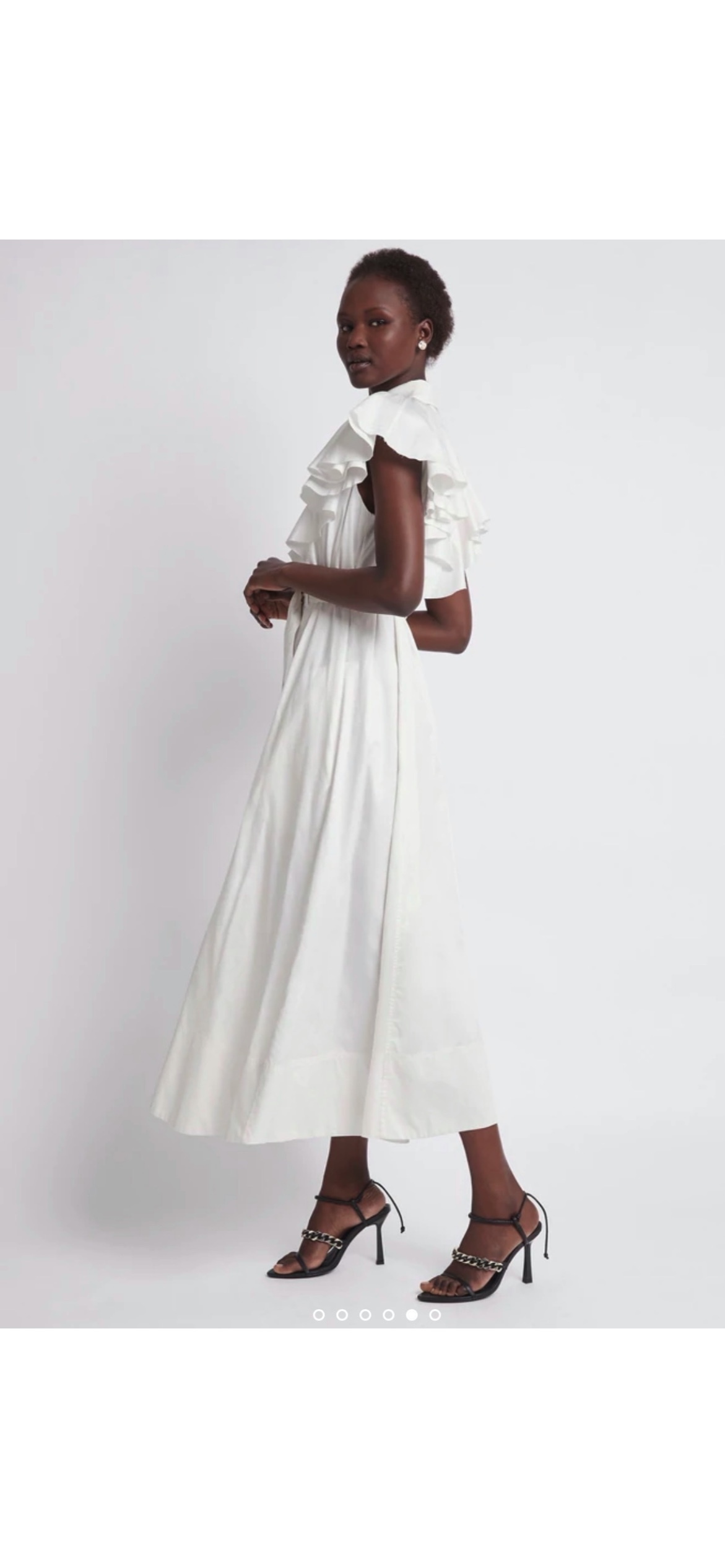 Formal rental Aje Kindred Frill Sleeve Midi