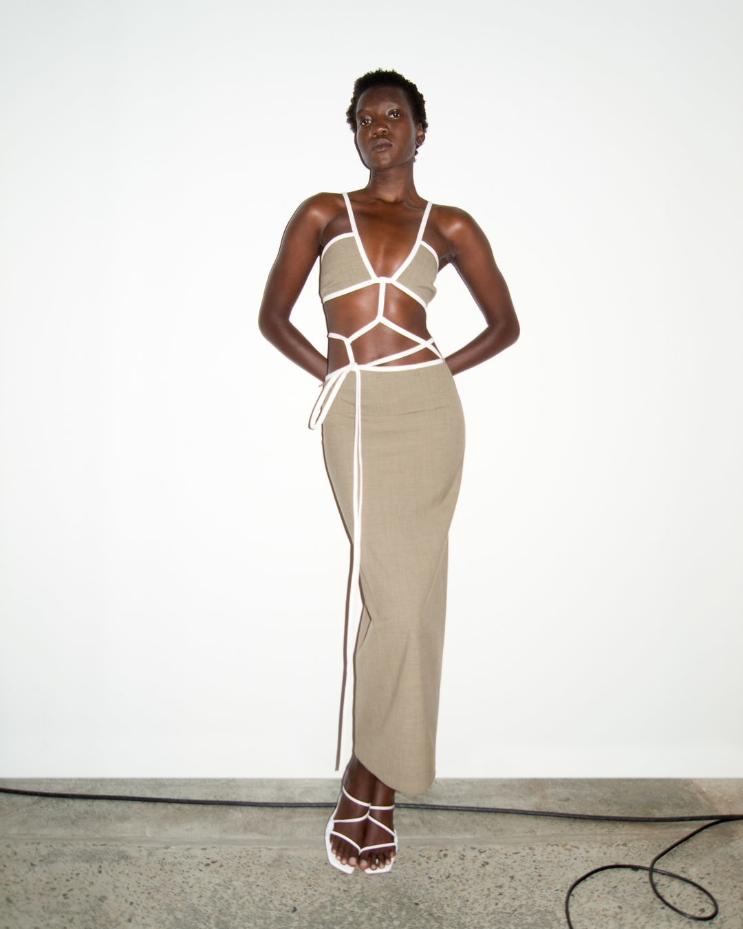 Hire a Christopher Esber Contrast Outline Bandeau