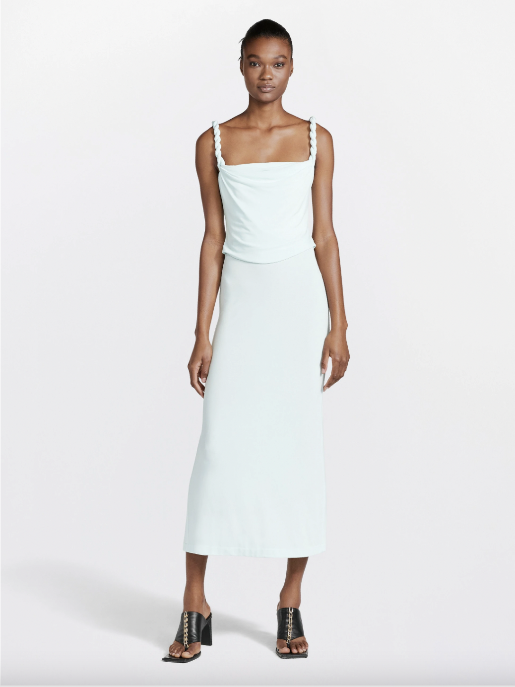 For rent a Dion Lee Rope Drape Dress Mint