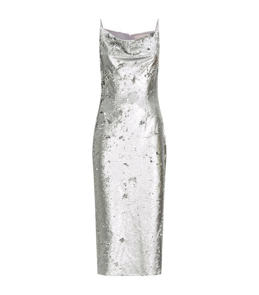 Borrow a Keepsake The Label No Signs Sequin Midi Dress