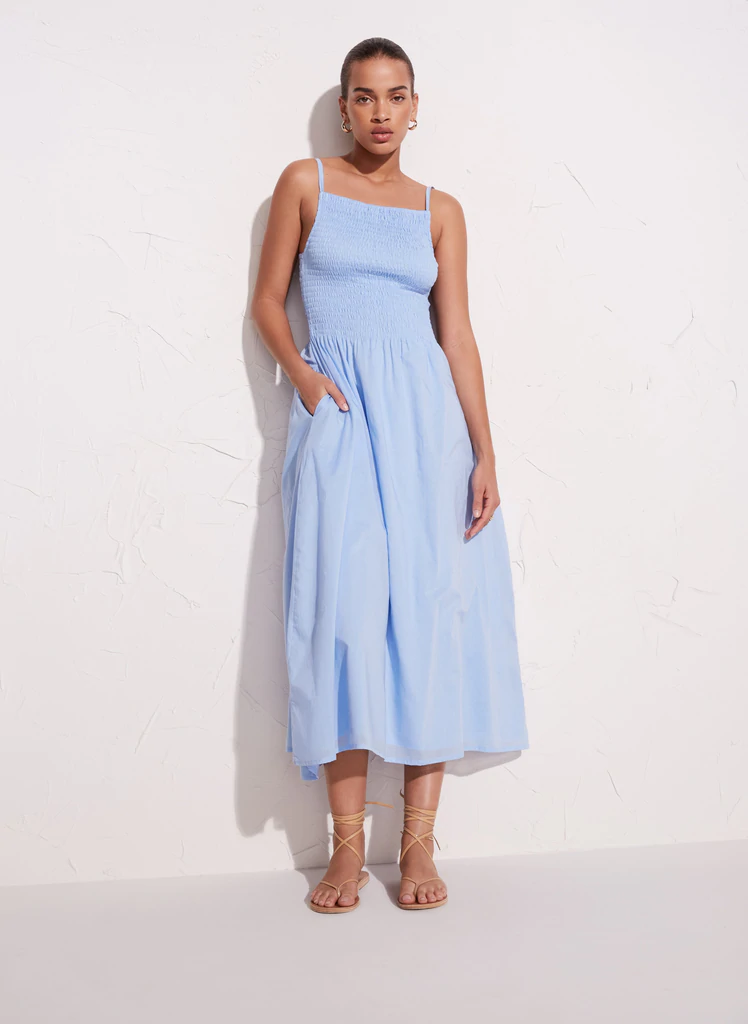 Designer rental Faithfull The Brand Nolie Midi Dress