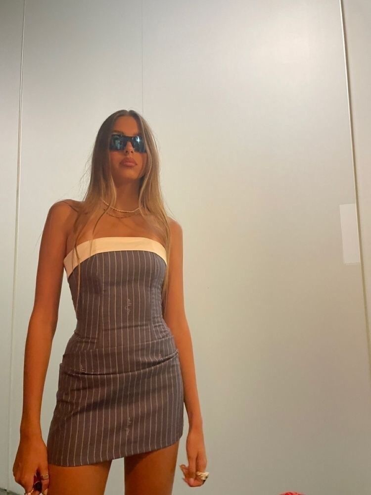 Formal rental With Jean Chloe Corset Pin Me Dress