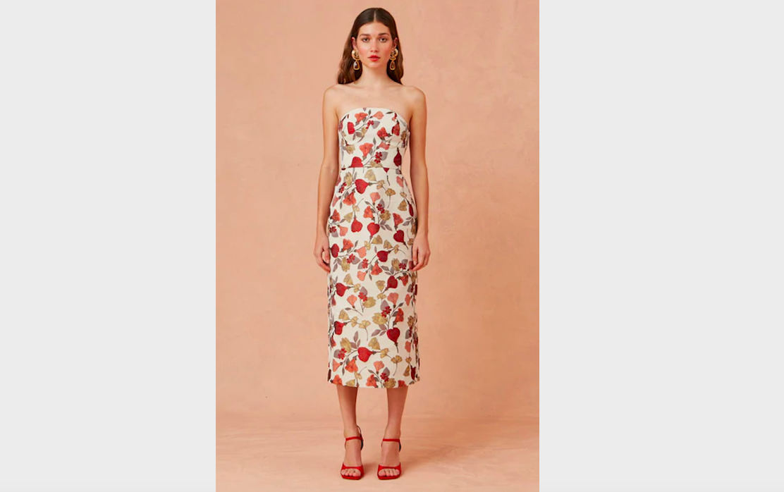 Rent a Keepsake The Label Feel Good Midi Dress