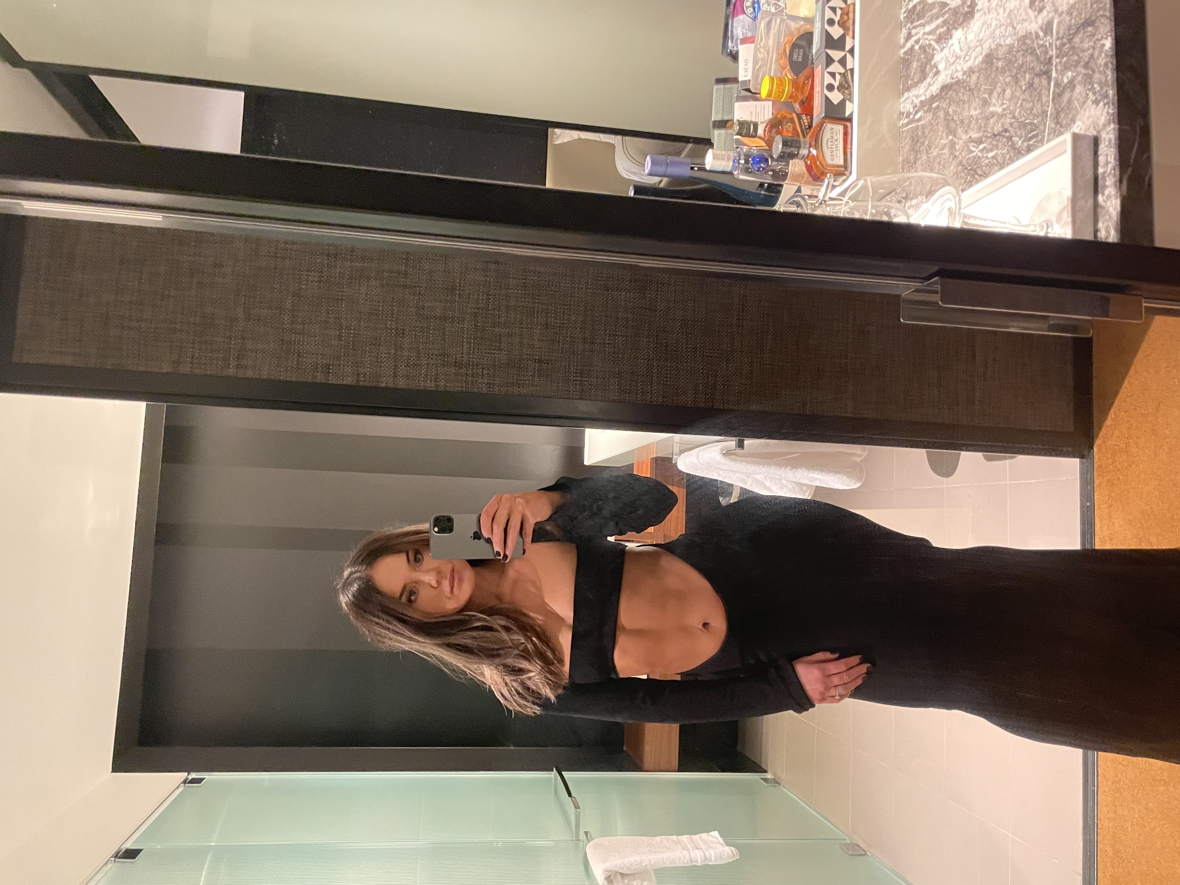 Mirror Palais Black to hire