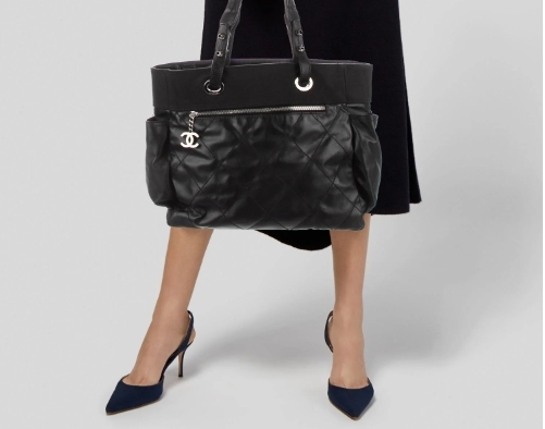 Hire a Chanel Paris Biarritz Large Leather Tote Bag