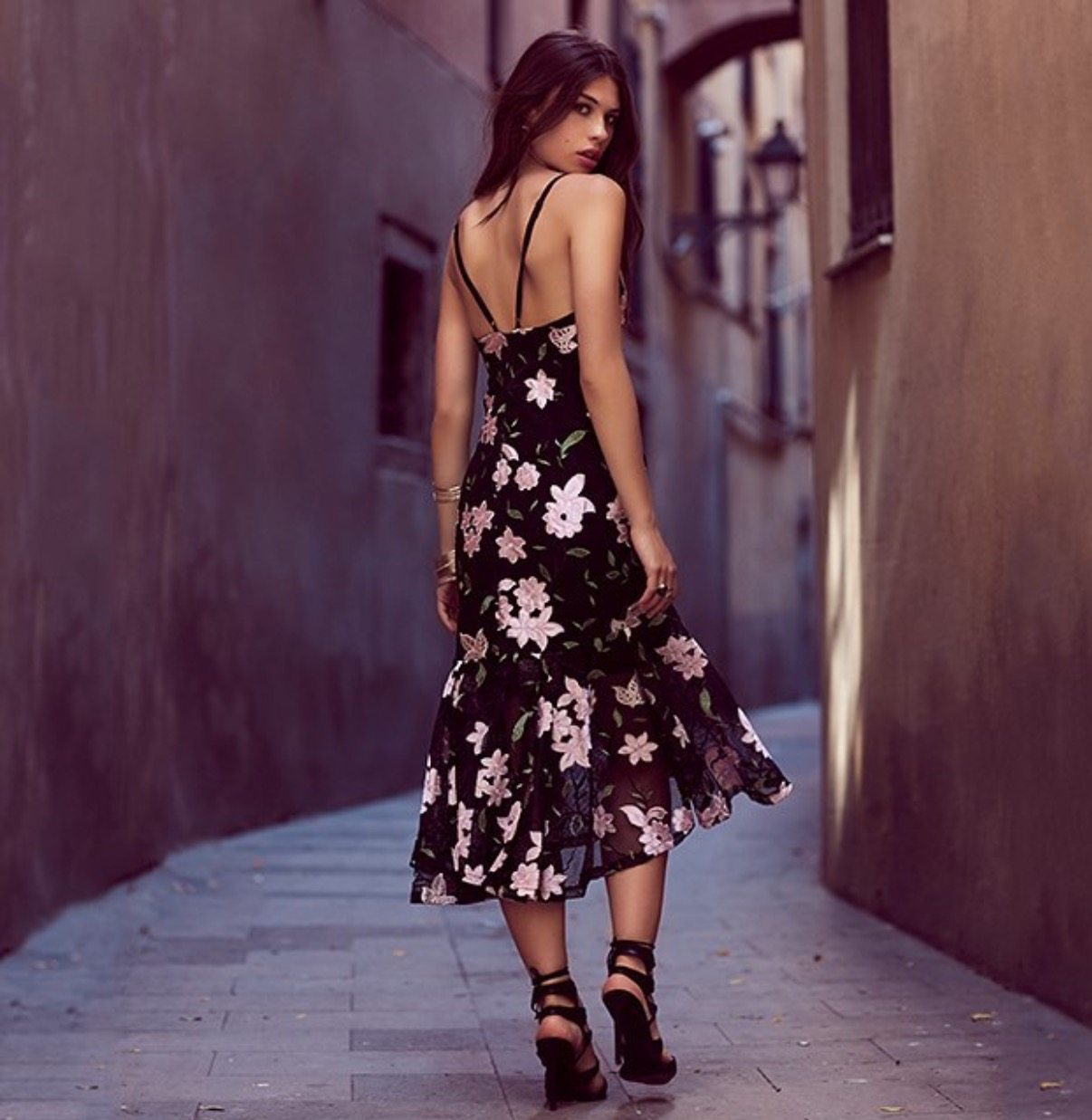 Formal rental Mossman Ring Of Fire Black Midi